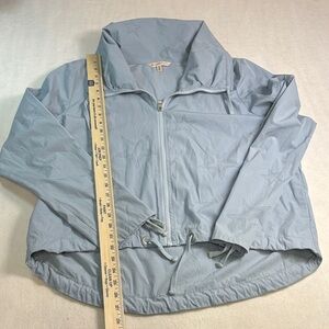 Nanette Lepore Light Blue Star Bomber Jacket